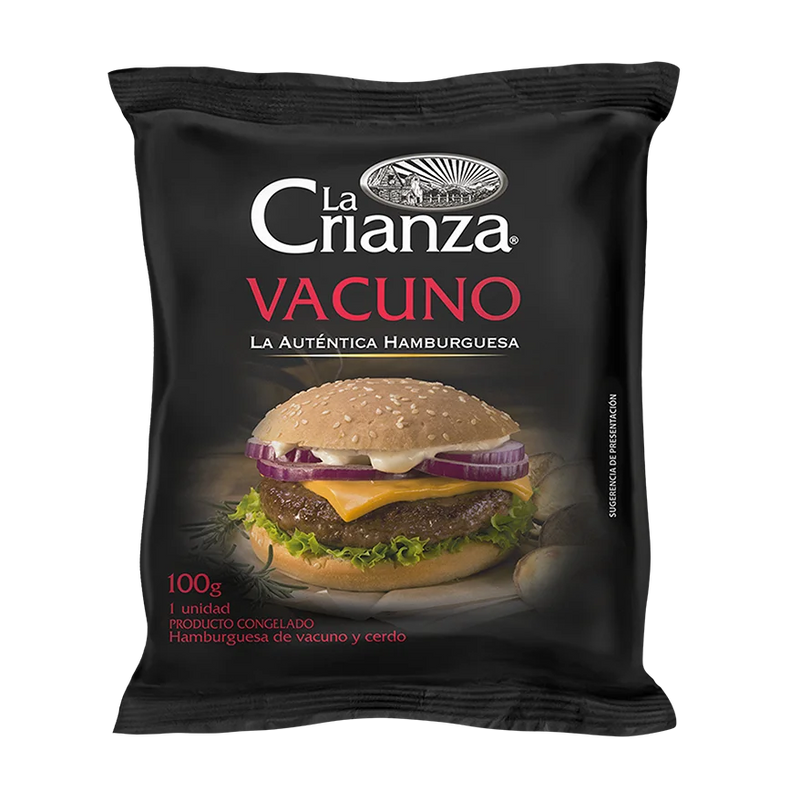 Hamburguesa de Vacuno 100 grs - La Crianza