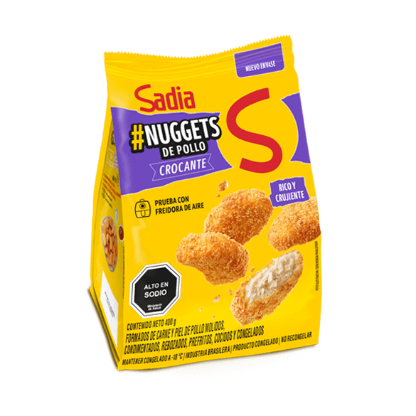 Nuggets de pollo crocante 275 grs - Sadia