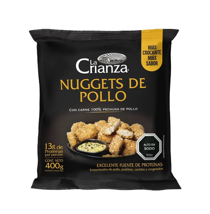 Nugget Premium de Pollo 400 grs - La Crianza