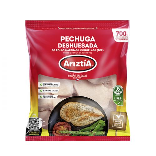 Pechuga de pollo deshuesada 700 grs - Ariztia