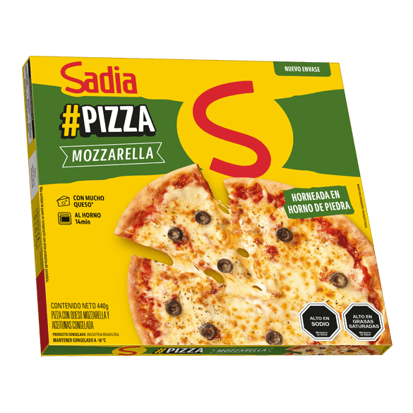 Pizza Mozzarella 440 Grs - Sadia